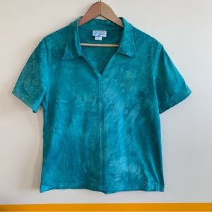 vintage DAGOLI hummingbird collared shirt